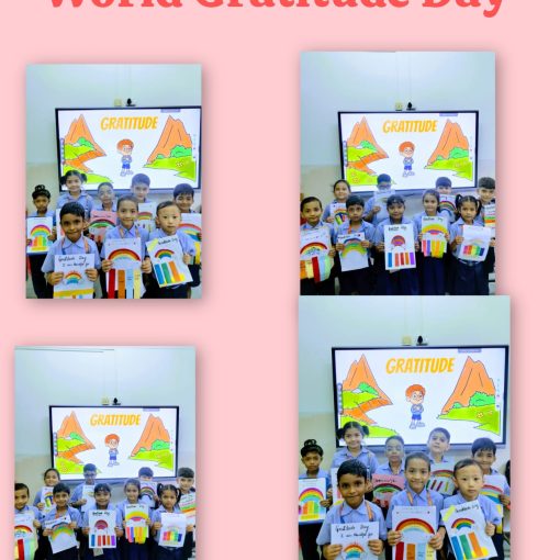 Students Celebrating World Gratitude Day