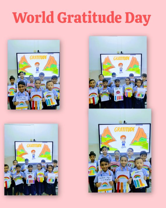 Students Celebrating World Gratitude Day